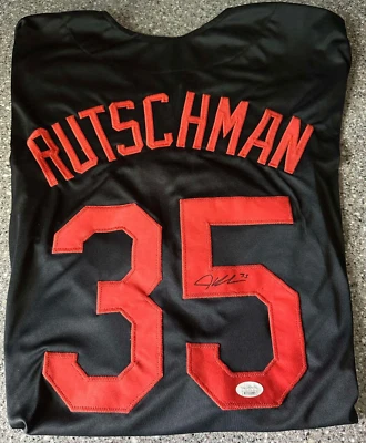 Adley Rutschman Signed Baltimore Orioles Black Jersey (JSA) - Image 1 of 2