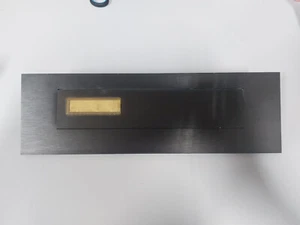 Briefschlitz Einwurfklappe Alu Burg Wächter 32x10cm Klappe 23x5cm - Bild 1 von 4