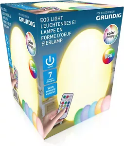 Tischlampe Eierform Wiederaufladbar Farbwechsel Fernbedienung Beleuchtung Geschenk - Bild 1 von 5