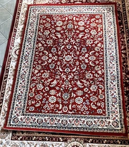 140X200 TAPPETO ALTISSIMA QUALITA' SPLENDIDA COLLEZIONE DISEGNO ORIENTALE ROSSO - Foto 1 di 8