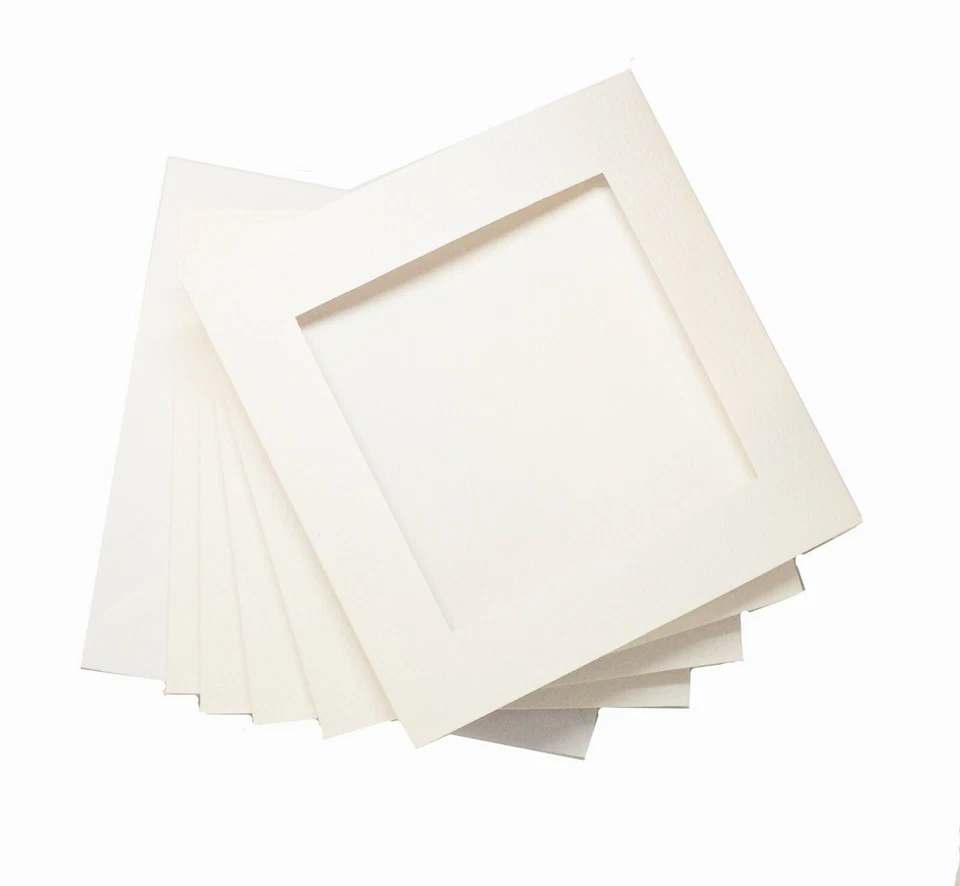 Tarjetas de Apertura Silkcraft - Paquete de 5 - Blanco 14.cm x 14.3cm Apertura Tamaño 95mmX95mm