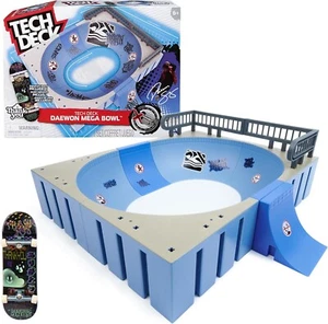 Tech Deck Daewon Mega Bowl Ramp Set, Customizable Fingerboard Park for Kids - Picture 1 of 6