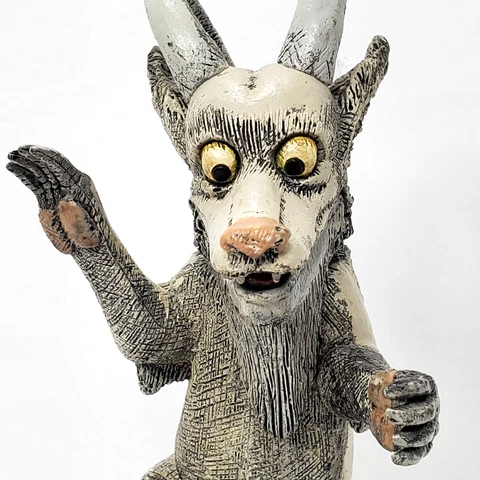 Where the Wild Things Are Goat Boy figure w/base 2000 Mcfarlane Jointed Cover