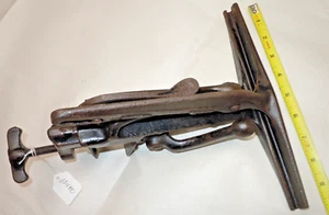 SARGENT & CO, Nr. 103 Handsäge Schärfen Schraubstock, 9-1/2" breite Backen, Pat. 4-8-1880 - Bild 1 von 6