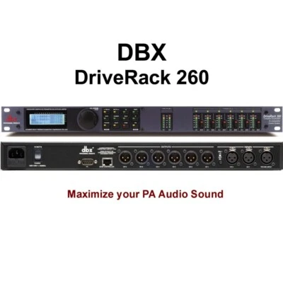 DBX DRIVERACK 260V Professional PA Optimizer with Feedback Suppression - Image 1 of 4