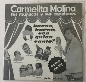 CARMELITA MOLINA -SUS MUÑECOS Y SUS CANCIONES- MEXICAN LP, STILL SEALED CHILDREN - Picture 1 of 2