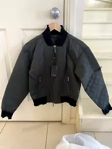 Armani Exchange Blouson Bomber Jacket Green Size M - Picture 1 of 3