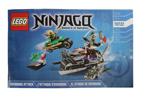 LEGO NINJAGO Masters of Spinjitzu 70722 OverBorg Attack MANUAL ONLY