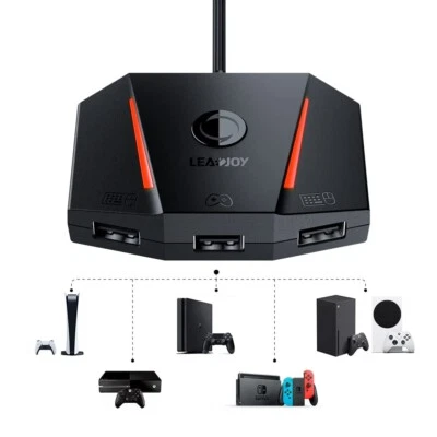 leadjoy VX2 AimBox Keyboard Mouse Adapter for PS4 Xbox One Series X/S Switch - Image 1 of 3
