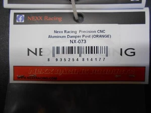 NEXX RC 1/28 Spares Part No NX-073 Ali Damper post orange Mini z Atomic kyosh - Picture 1 of 2