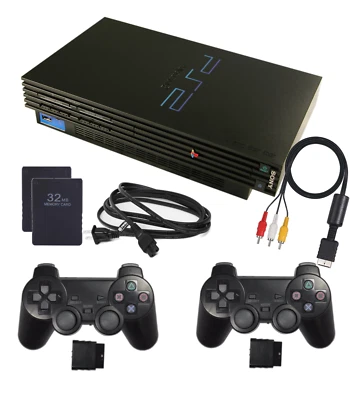 GUARANTEED FAT Playstation 2 Console PS2 BRAND NEW Controllers PS1 Compatible G - Image 1 of 2