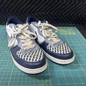 Men's Size 10 US Nike Infiltrator Sneakers Navy Blue White Gray 311191-109 - Picture 1 of 13