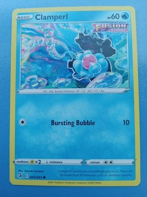 Clamperl 065/264 Swsh08: Fusion Strike Regular - Image 1 of 2