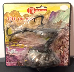 Penn Plax TREE ON ROCK 1970 Aquarium Bubbler SEALED NEW IN PACKAGE NOS - Picture 1 of 13