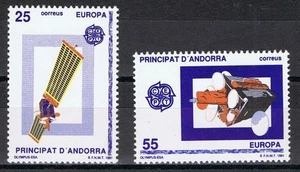 ANDORRA SPAGNOLA 1991 Europa 2v MNH** - Picture 1 of 1