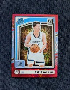 Yuki Kawamura 2024-25 Panini Donruss Optic NBA Rated Rookie Red Scope Grizzlies - Bild 1 von 2