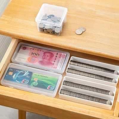 Portable Storage Box Paper Money Album Currency Banknote Case Coin Storage Bo A1 Foto 1 de 4