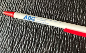 Kugelschreiber ABC Supply Wausau Wisconsin Fulton Street Pens Werbung - Bild 1 von 2