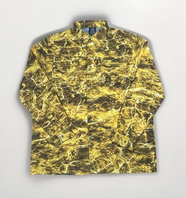 Camisa de pesca Mossy Oak Elements para hombre XL ventilada lengüeta enrollable al aire libre elástica nueva sin etiquetas Foto 1 de 4