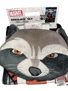 Marvel Nogginz Set Includes 1 Blanket And 1 Decorative Pillow (New) - Picture 1 of 2