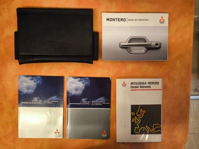 Manual original Mitsubishi Montero 3.2 DiD 2004 + funda y libros oficiales - Imagen 1 de 4