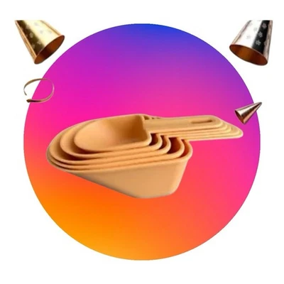 Tupperware  Maßgeblich  Messlöffel Messbecher zum Backen 5 Teile 50-250 ml Neu - Bild 1 von 2