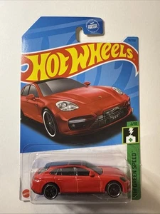 Hot Wheels HW Green Speed Porsche Panamera Turbo S E-Hybrid Sport Turismo Red - Picture 1 of 3