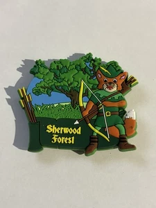 Sherwood Forest Rubber Fridge Magnet Robin Hood Fox Travel Tourism Gift - Picture 1 of 4