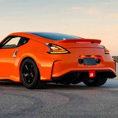 Luces traseras LED transparentes PRISMBEAM compatibles con Nissan 370Z Z34 2009-2021 Foto 1 de 4