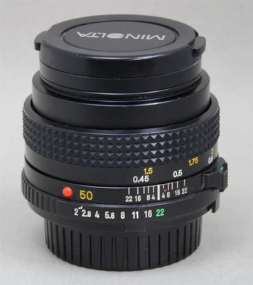 MINOLTA MD 50mm f/2.0 Standard Prime Normal Lens for MD/MC/SRT/X/XG/XD/XE - Image 1 of 4