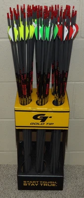 Novo GoldTip Hunter 300 flechas de coluna - corte/inserção disponível, 1 dúzia (12 flechas) - Imagem 1 de 4