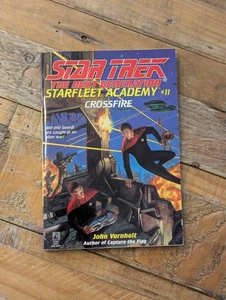 Crossfire (Star Trek Next Generation Starfleet Academy #11) Vintage Paperback - Imagen 1 de 3