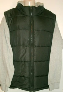 NWT EXTREME MENS BLACK & GRAY HOODIE COAT SIZE XL - Picture 1 of 3