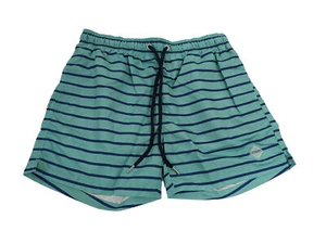 GANT Men's Pool Green Breton Stripe Swim Shorts 921916010 Size M NWT - Picture 1 of 2