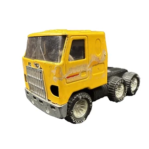 Buddy L Japan Diecast Yellow Rig Truck • Vintage Playwear • Metal Cab & Tires - Picture 1 of 6