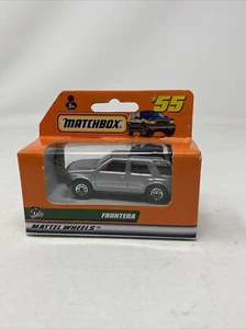 Vintage 1997 MATCHBOX SUPERFAST #55 Holden Vauxhall FRONTERA Silver NEW In Box  - Picture 1 of 4