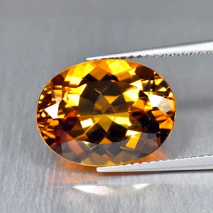 Helidor de berilo amarillo dorado de calidad brillante natural de 7,66 quilates de grado "AAA" _Brasil - Imagen 1 de 1