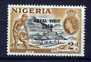 NIGERIA 1956 ROYAL VISIT SG81 MNH - Picture 1 of 1