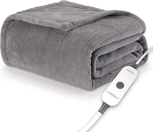 Heated Blanket with Hand Controller - 10 Heat Settings and Auto Shut-Off 50x60 - Picture 1 of 7