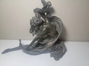 Vintage Skulptur - unsigniert - Dame tanzt - Akt Kunst Statue - Bild 1 von 9