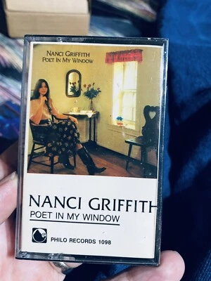 NANCI GRIFFITH-Poet In My Window—(Cassette, 1987 ROUNDER RECORDS - Image 1 of 2