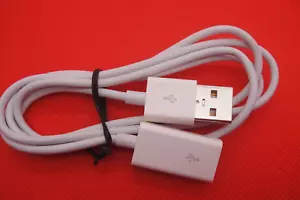 Genuine Apple USB Keyboard Mouse Extension Extended Extender Cable 591-0240 3ft - Picture 1 of 2