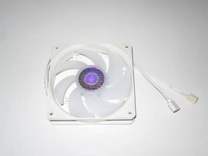 Cooler Master SickleFlow RGB White Edition 4-Pin 120mm PC Fan 4-Pin RGB header - Picture 1 of 3