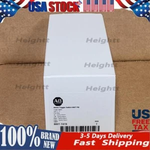 AB ALLEN-BRADLEY 800T-T4T8 800TT4T8 Interruttore a levetta NUOVO US Free Tax - Foto 1 di 4