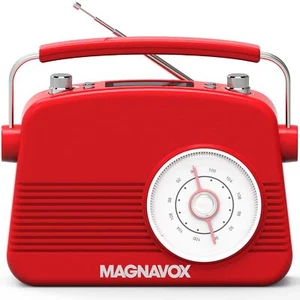 Magnavox Retro Dual Alarm Clock FM Radio - Bluetooth Wireless Technology, LCD... - Picture 1 of 7