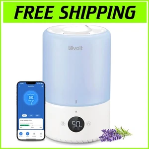Smart Top Fill Humidifier with APP Control - 3L, Essential Oil Diffuser, Blue - Picture 1 of 10