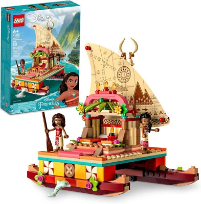New LEGO Disney Moana's Wayfinding Boat (43210) 321 Pcs BNIB SEALED - Image 1 of 4