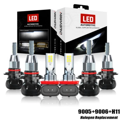 Lâmpadas de neblina combo de farol de LED alto e baixo para Toyota Camry 2007-2014 - Imagem 1 de 4