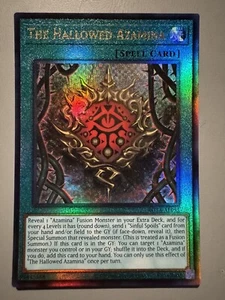 YUGIOH THE HALLOWED AZAMINA ASIA ENGLISH EDITION ROTA-AE053 ULTIMATE RARE - Picture 1 of 3