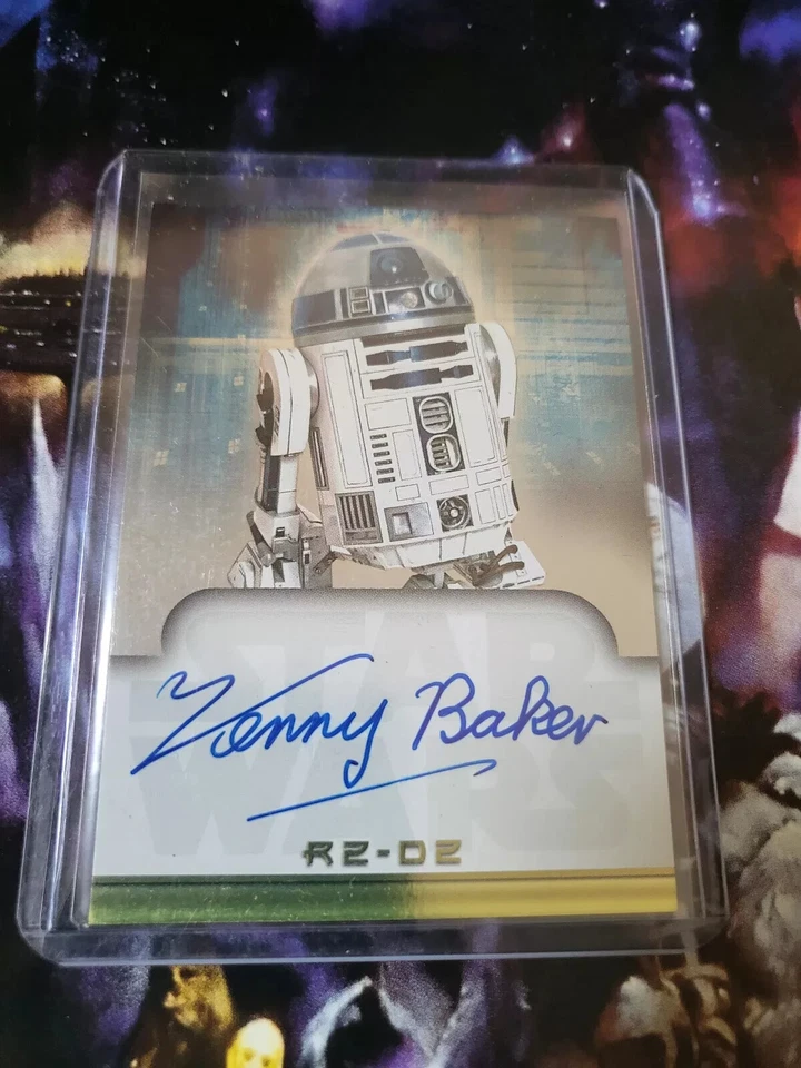 TOPPS STAR WARS 2001 EVOLUTION KENNY BAKER R2 D2 AUTO / AUTOGRAPH CARD - Image 1 of 2